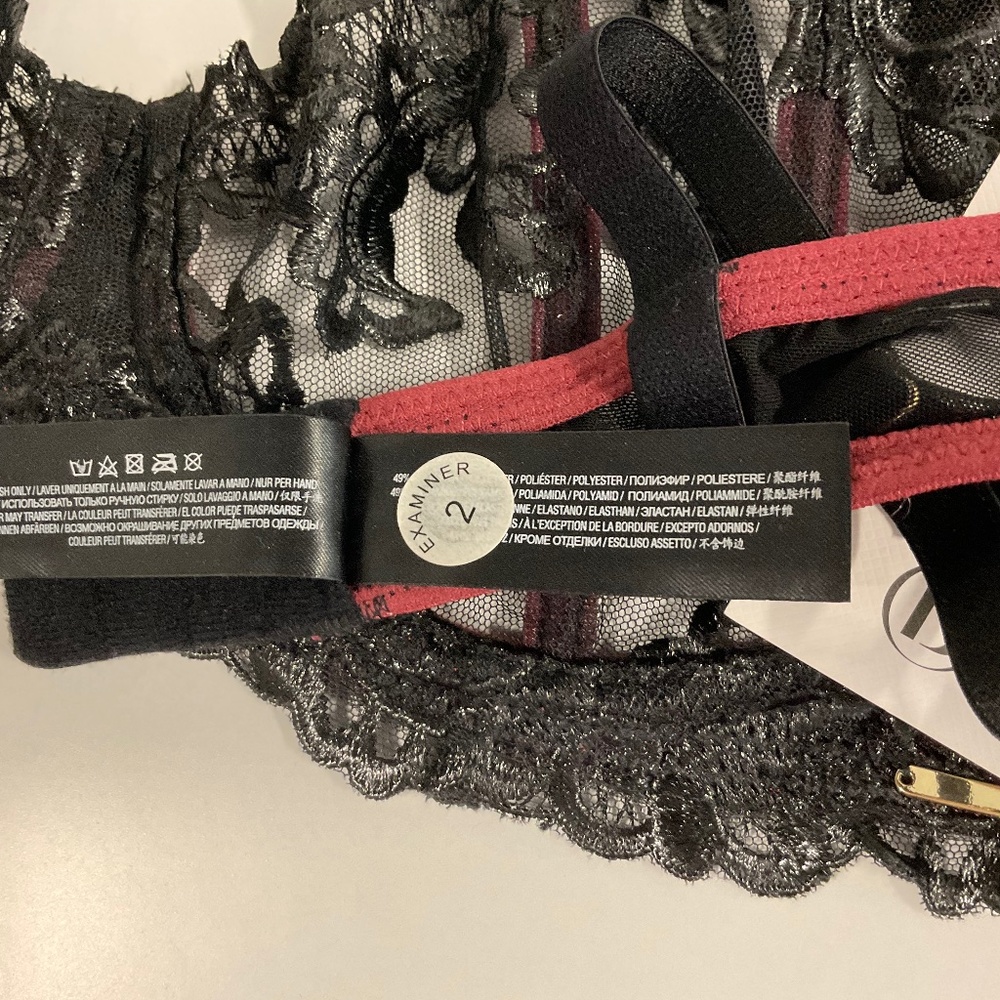 BLUE BELLA MARA BRA BLACK CORDOVAN BRA